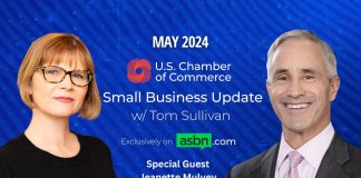 Small Business Update: Celebrating National Small Business Week Jeanette Mulvey and Tom Sullivan join this U.S. Chamber of Commerce Small Business Update to discuss National Small Business Week.