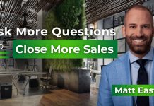 Matt Easton: Stop selling and ask questions to close more deals Matt Easton explains why asking questions and building trust beats pressure tactics in today’s skeptical sales environment.