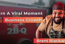 2B-Q’s Brent Blackwell on turning a viral moment into catering success Brent Blackwell of 2B-Q shares how mentorship, grants, and opportunity helped him turn a viral moment into a thriving mobile business