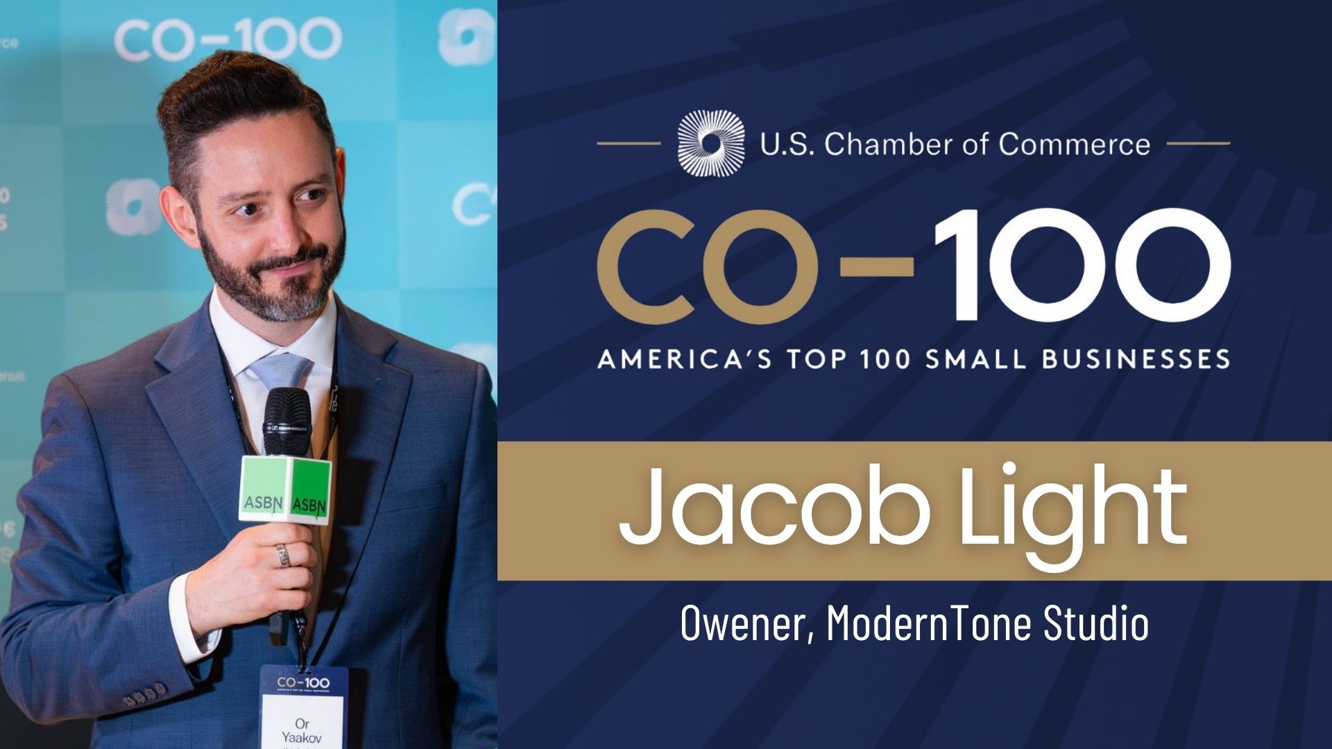 Jacob Light: U.S. Chamber of Commerce C0-100 Honoree