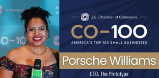 Porsche Williams: U.S. Chamber of Commerce C0-100 Honoree Porsche Williams, CEO of The Prototype, shares how her agency helps interior design firms elevate client experiences and streamline operations.