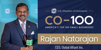 Rajan Natarajan: U.S. Chamber of Commerce CO-100 Honoree