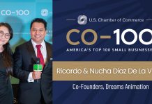 Ricardo & Nucha Diaz De La Vega: U.S. Chamber of Commerce C0-100 Honoree Ricardo Diaz De La Vega, Nucha Diaz De La Vega, Dreams Animation