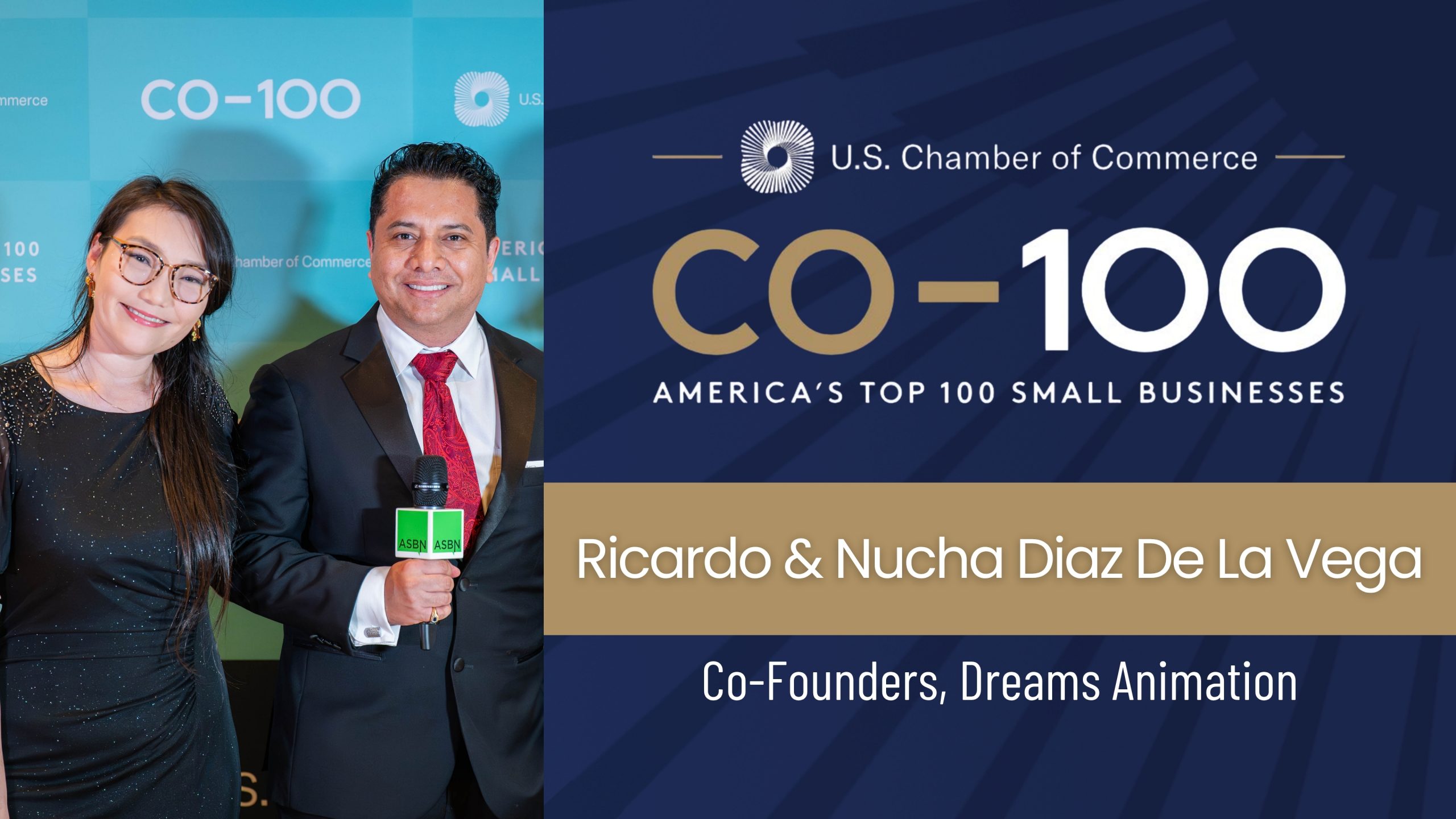 Ricardo & Nucha Diaz De La Vega: U.S. Chamber of Commerce C0-100 Honoree