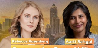 Building opportunities for entrepreneurs of all abilities — Rebecca Rosenberg & Aarti Sahgal Rebecca Rosenberg and Aarti Sahgal empower entrepreneurs of all abilities to innovate and chase their dreams.