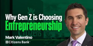 Why entrepreneurship is becoming the new norm for young adults — Mark Valentino | Citizens Bank Citizens Bank's Mark Valentino breaks down how young adults are redefining success with entrepreneurship, reshaping the future workforce.