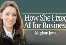 How business owners can utilize AI without losing the human edge – Meghan Joyce | Duckbill How she fixed AI for business - Meghan Joyce