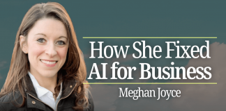 How business owners can utilize AI without losing the human edge – Meghan Joyce | Duckbill How she fixed AI for business - Meghan Joyce